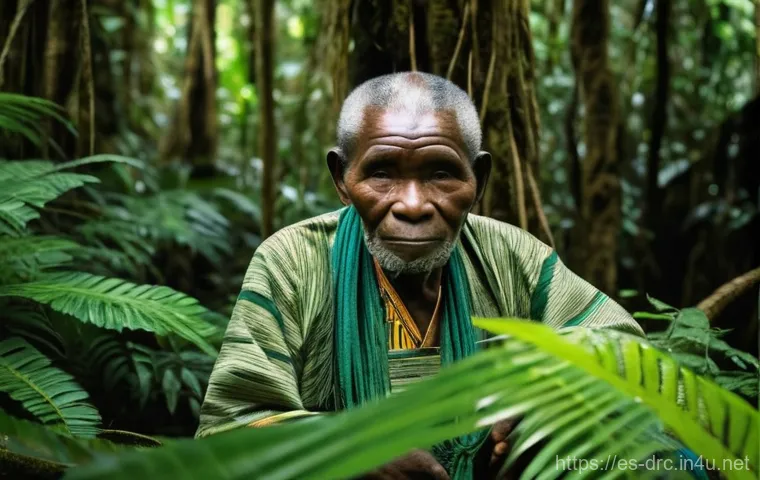 북부 콩고의 비밀스러운 정글 - **Prompt:** A breathtaking, vibrant wide shot of the pristine Congo rainforest at sunrise, bathed in...